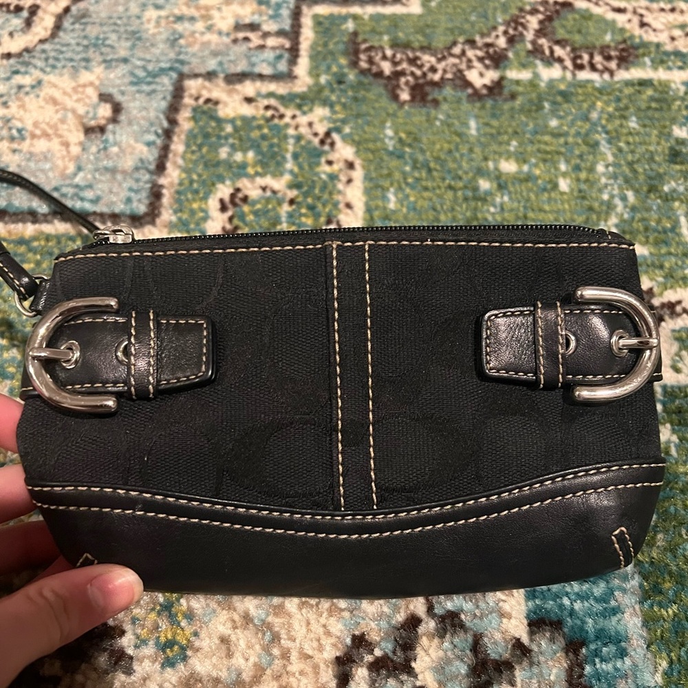 Vintage coach wristlet pair!